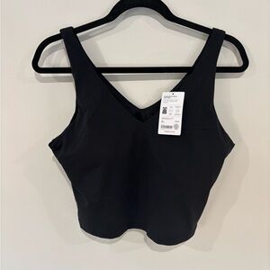 ATHLETA TRANSCEND V-NECK CROP BRA